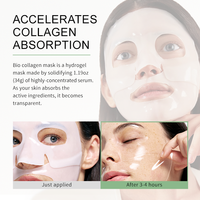 Masque facial personnalisé au bio-collagène HA Probiotique Fermenté Hydratant Resserre les pores Répare la barrière cutanée Masque en tissu Marque privée