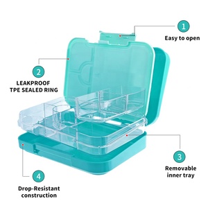 Loncheras Bento Personalizadas, Portátiles, de Diseño Nuevo, de Plástico, para Niños, Adultos y Estudiantes - Product Image 3
