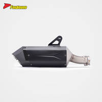 Système d'échappement de moto à prix de gros Forsound Factory, silencieux noir entièrement peint par pulvérisation pour R1300GS, R1200GS, R1250GS