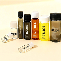 Flacon compte-gouttes en plastique PET personnalisé 10ml 15ml 20ml 30ml 50ml 60ml 80ml 100ml 120ml Flacon compte-gouttes à presser pour liquide de jus d'huile