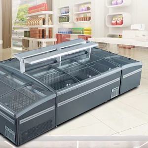 Congélateur horizontal commercial à commande numérique sans givre avec garantie <span class=keywords><strong>de</strong></span> 3 ans, vitrine <span class=keywords><strong>de</strong></span> présentation <span class=keywords><strong>de</strong></span> crème glacée, équipement <span class=keywords><strong>de</strong></span> réfrigération - Product Image 1