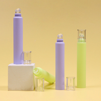 Tube cosmétique vide en PETG avec bouchon à vis en silicone, 19 mm, 5 ml-15 ml, pour baume à lèvres et brillant à lèvres, marque privée