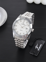 Montre à quartz unisexe de luxe pour homme avec boîtier en acier inoxydable et alliage de zinc personnalisable avec logo Planet