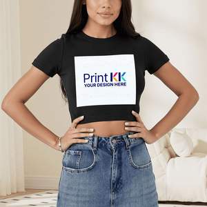 Imagen personalizada "Camiseta corta sin mangas de manga corta hecha en EE. UU. Para Mujer" - Product Image 1