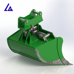 <span class=keywords><strong>Godet</strong></span> hydraulique inclinable avec adaptateur de type S et de type MS compatible, pièces d'usure NM500, usine certifiée ISO9001 pour <span class=keywords><strong>1</strong></span>,5-20T - Product Image 1