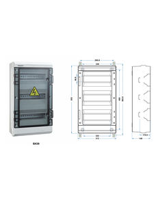 Beny Chine IP65 IK10 classe II PV boîte étanche Polycarbonate/ABS 1000V AC ~ 1500V DC 5 ans de garantie système PV modèle BX39 - Product Image 1