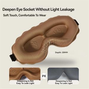 Masque de sommeil 3D BSCI pour le voyage, cache-yeux occultant pour <span class=keywords><strong>un</strong></span> sommeil réparateur, aide au sommeil nocturne - Product Image 6