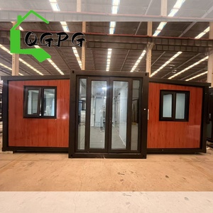 Maison préfabriquée en conteneur de 20 pieds, extensible, structure en acier, mobile, pour location, appartement moderne, bureau à domicile - Product Image 2