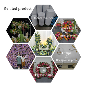 ดอกไม้สีเขียวมะกอกสำหรับตกแต่งซุ้มแต่งงานสไตล์วินเทจ - Product Image 5