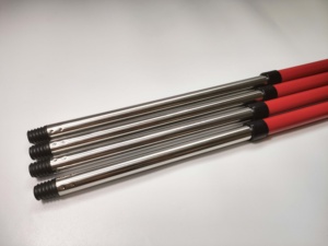 Manche de <span class=keywords><strong>balai</strong></span> télescopique en métal de 1,5 mètre de long, manche de serpillière en acier inoxydable pour un nettoyage <span class=keywords><strong>efficace</strong></span> - Product Image 2