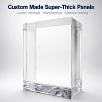 Aquarium sur mesure en acrylique transparent de grande taille, directement de l'usine, pour la présentation dans les restaurants, les hôtels et les halls d'entrée.