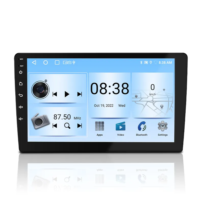 7/9/10.1 inch touch screen android 12 car radio player with fm stereo /dsp music audio system/ video out