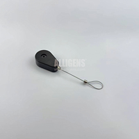 Alligens PB015 Boîtes de sécurité EAS adhésives anti-vol en ABS noir pour présentoirs de vente au détail