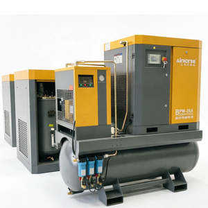 Compresseur d'air rotatif à vis silencieux à faible niveau sonore 65 dB 10 CV 15 CV 20 CV 208-230/460V pour atelier <span class=keywords><strong>de</strong></span> menuiserie avec soupape <span class=keywords><strong>de</strong></span> <span class=keywords><strong>vidange</strong></span> <span class=keywords><strong>automatique</strong></span> - Product Image 1