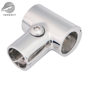 Raccord en T séparable à 90 degrés en acier inoxydable 316 de 22/25 mm pour tuyauterie marine Heritage Metal - Product Image 4