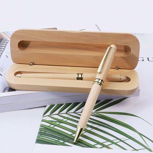 High Quality Custom Custom Logo Engraved Wooden Pen <b>Set</b> Box Ballpoint Pens Personalized Design Gift Business <b>Writing</b> - Product Image 3