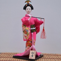 Figurine de Geisha japonaise de 12 pouces en résine, style Frozen, avec fonction de souffleur d'air, neuve, pour la décoration de la maison et les cadeaux de restaurant
