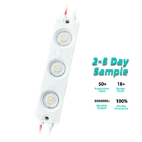 Modules LED pour éclairage extérieur, enseignes publicitaires, modules lumineux extérieurs 12V, 3 enseignes lumineuses, module LED SMD2835 à injection 7018