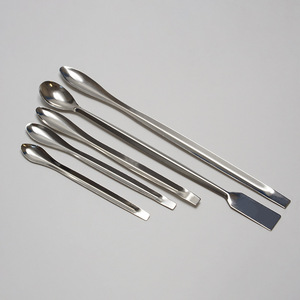 Stainless Steel Medicine Spoon And Shovel <b>Set</b> 22Cm Double Headed Laboratory Sampling Tool Medical Use - Product Image 1