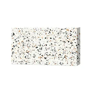 GUIYI High quality white terrazzo big slab, concrete artificial stone Furniture Customization/cement board/flooring/wall