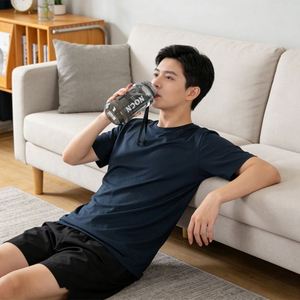 Botella de Agua Deportiva, 3 Colores, Marcas de Medición, Portátil, Tres Tamaños, Botella de Agua para Gimnasio y Eventos - Product Image 2