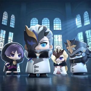 Set da 9 Pezzi 100% Autentico Genshin Impact Fatui Harbingers Serie Q Version Anime Figure Blind Box Giocattoli Mini in PVC da Collezione - Product Image 5