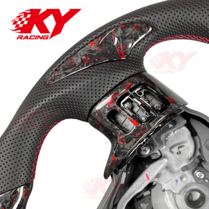 Accesorios para Automóviles, Volante Personalizado de Fibra de Carbono para Toyota Corolla 2009, para Camry TRD RAV4 - Product Image 2