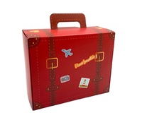 Conception de valise personnalisée, boîte d'emballage en papier, cadeau