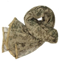 Écharpe en filet tactique pour forces spéciales CS, sports de plein air, camouflage PUBG, guerre de terrain, style militaire, multifonctionnelle