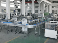 Ligne de remplissage d'eau entièrement automatique de qualité supérieure personnalisable 24000BPH SUS304/316 avec bouchonnage et étiquetage pour usine d'eau en bouteille