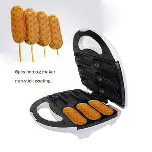 Nueva Máquina para Hacer Corn Dogs de 750W, Calor Uniforme, Revestimiento Antiadherente, Calentamiento de Doble Cara - Product Image 1