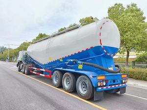 特注50cbmバルクコンクリートセメントセミトレーラーQ345スチールタンクFuwaブランド3 * 13TアクスルヘビーデューティフレームWeichaiディーゼル発電機 - Product Image 4