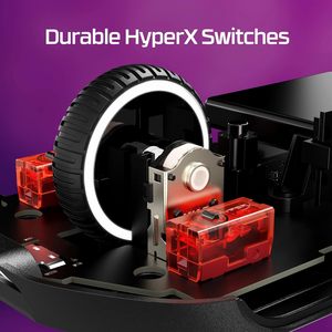 Pulsefire Haste 2 <b>Wireless</b> Hyperx Gaming Mouse Ultra Lightweight 61g 100 Hour Battery Life Dual Connectivity Pulsefire Haste 2 - Product Image 6