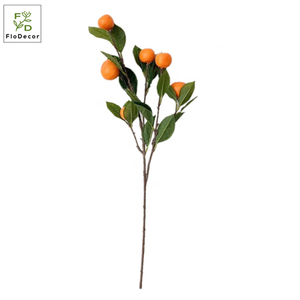Nhân Tạo <span class=keywords><strong>Mandarin</strong></span> Orange Chi Nhánh Trang Trí Nội Thất Trái Cây Nhà Cửa Hàng Nhà Hàng Lễ Hội Trang Trí Đám Cưới - Product Image 5