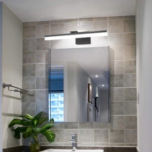 Lámparas LED Modernas de 16 Pulgadas para Baño, 5CCT, Sobre el Espejo, Acabado Negro Mate con Pantalla Acrílica - Product Image 5