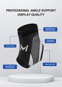 संपीड़न टखनों का समर्थन लोचदार टखने के ब्रेस स्पोर्ट्स लपेटों को खेल में चोट से बचें - Product Image 3
