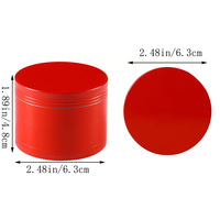 Broyeur à tabac en céramique CNC 63 mm, quatre couches, en alliage d'aluminium résistant aux épices, modèle HL-CNC01 Wenzhou