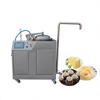 Machine à remplir les gâteaux automatique commerciale 130L, injecteur de crème pâtissière gonflable, équipement de boulangerie pour cupcakes et pâtisseries
