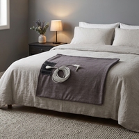Drap de lit conducteur en acier inoxydable, literie en coton conducteur pour la vente en gros OEM et les commandes personnalisées