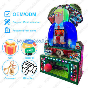 Máquina de boxeo electrónica operada con monedas para prueba de fuerza de pies, juego de arcade de entrenamiento, máquina de golpear sacos para centros de entretenimiento - Product Image 2