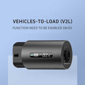 อะแดปเตอร์ V2L สำหรับยานยนต์เชื่อมต่อกับอุปกรณ์ภายนอก รุ่น <span class=keywords><strong>MG</strong></span> <span class=keywords><strong>ZS</strong></span> <span class=keywords><strong>EV</strong></span> IONIQ 5 BYD Neta อะแดปเตอร์ V2L แบบสองทิศทาง พร้อมสาย<span class=keywords><strong>ชาร์จ</strong></span> Schuko - Product Image 3