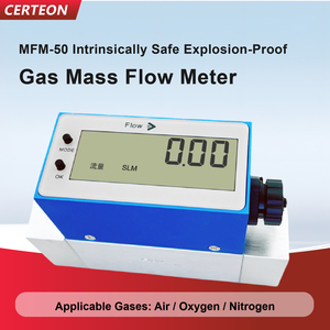 Medidor de Flujo Másico de Gas Digital MEMS con RS485 4‑20mA para H2 He CH4 O2 <span class=keywords><strong>N2</strong></span> Medidor de Flujo Másico Preciso - Product Image 3