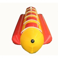 Bote Inflable Comercial Personalizado de Fábrica para 5 Personas, Tipo Banana Acuática, con Bomba para Surfear