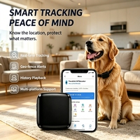 Traceur GPS LBS 4G Tracelink pour chiens et chats, étanche IP68, alarmes géofences en temps réel, compatible PC, solutions personnalisées