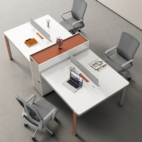 Escritorio de oficina ejecutivo E1 HFC de alta tecnología de lujo personalizado Escritorio de oficina de Gerente de lujo moderno Mesa de oficina ejecutiva Mesa de oficina
