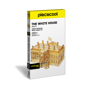 <span class=keywords><strong>Piececool</strong></span> la Maison Blanche Architecture Puzzles <span class=keywords><strong>3D</strong></span> en métal Kits de construction de modèles DIY Puzzle Cadeau de Noël pour adolescents ou adultes - Product Image 4