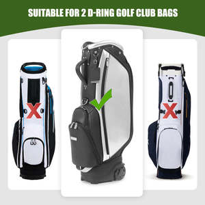 Golf <b>Bag</b> <b>Strap</b> Padded Shoulder <b>Strap</b> <b>Replacement</b> Heavy Duty Adjustable Clasp Golf <b>Bag</b> Accessories - Product Image 4
