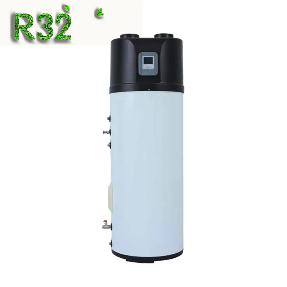 Bomba de calor integrada de alta temperatura para aquecimento na Europa Bombas de calor domésticas aquecedor de água quente R32 R410a