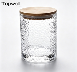 PROMO EXCEPTIONNELLE : Pot <span class=keywords><strong>en</strong></span> verre hermétique pour céréales et thé, idéal pour le rangement de grains et de thé, parfait pour le <span class=keywords><strong>café</strong></span> et les produits divers de cuisine. - Product Image 3