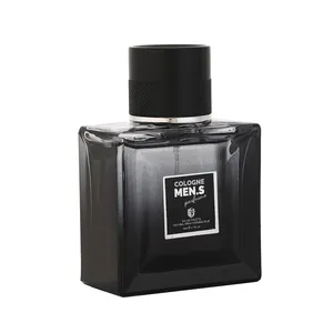 Toptan üretim oryantal not erkekler köln parfüm kalıcı koku siyah şişe parfüm